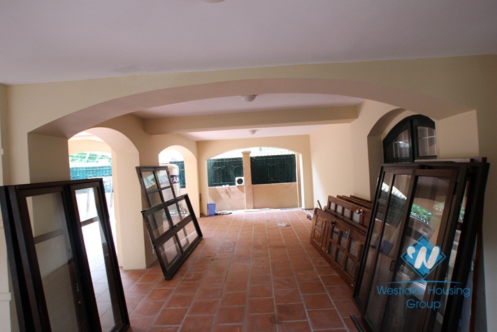 House with yard available for rent in To Ngoc van, Tay Ho district, Hanoi